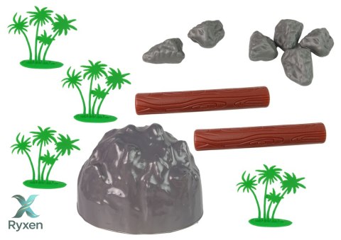 Zestaw Figurek Dzikie Zwierzęta 34 Elementy Safari Lew Gepard Tygrys LEAN TOYS