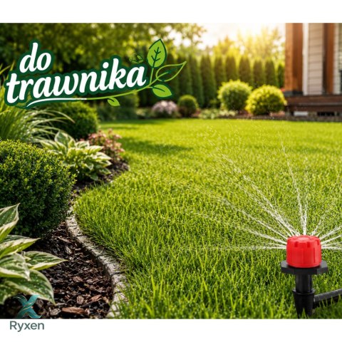 Zestaw System Do Nawadniania Kropelkowego Ogrodu Automatyczny 55M+15M 386el LEAN