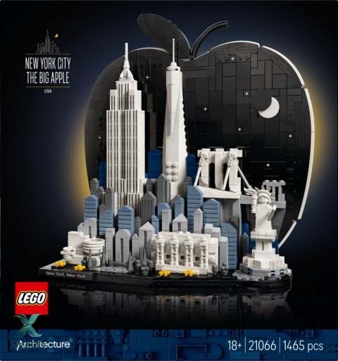 Klocki architecture 21066 nowy jork - wielkie jabłko LEGO