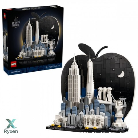Klocki architecture 21066 nowy jork - wielkie jabłko LEGO