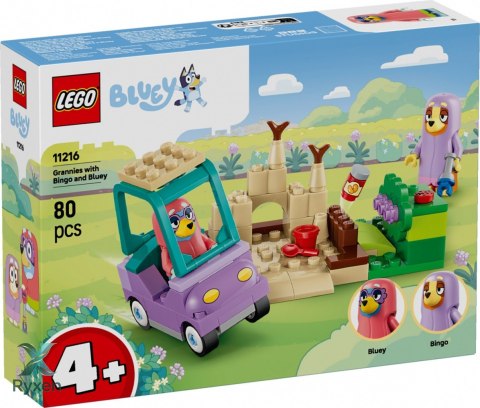 Klocki bluey 11216 babunie z bingo i blue LEGO