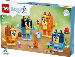 Klocki bluey 11217 rodzina blue z klocków LEGO