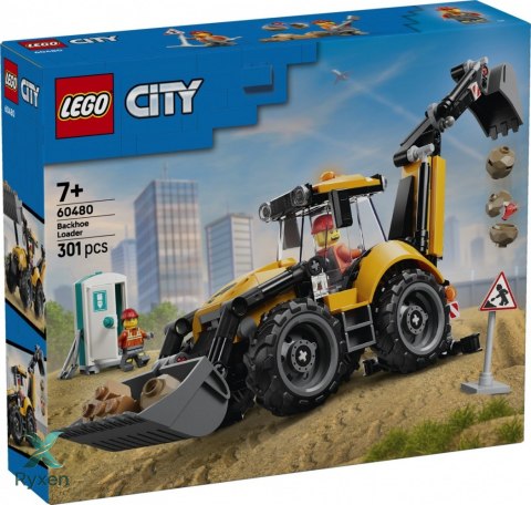 Klocki city 60480 Żółta koparko-ładowarka LEGO
