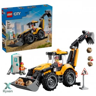 Klocki city 60480 Żółta koparko-ładowarka LEGO