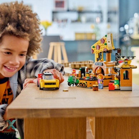Klocki city 60496 dostawa pizzy z pojazdami LEGO