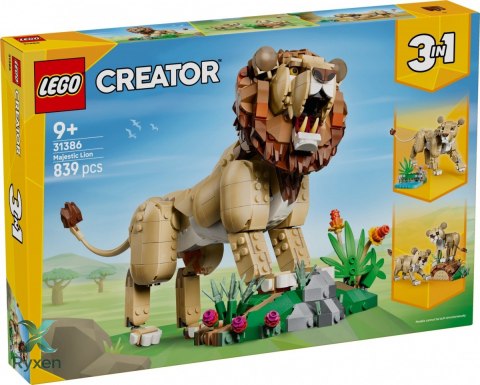 Klocki creator 31386 dzikie zwierzęta: dumny lew LEGO