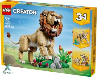 Klocki creator 31386 dzikie zwierzęta: dumny lew LEGO