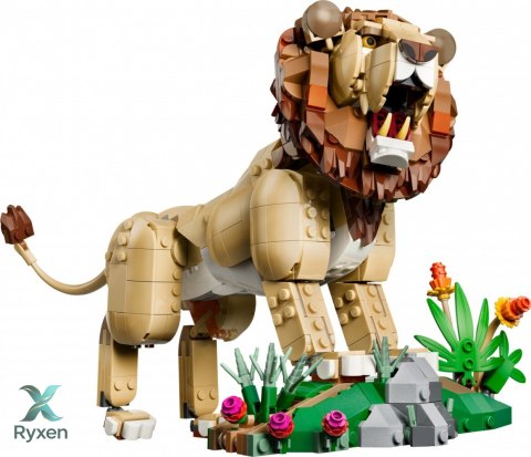 Klocki creator 31386 dzikie zwierzęta: dumny lew LEGO