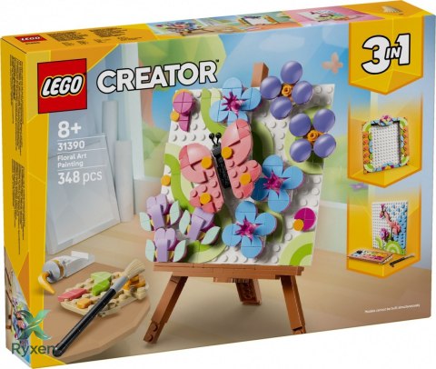Klocki creator 31390 dekoracyjny obraz z kwiatami LEGO