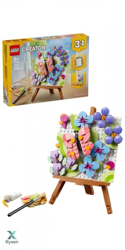 Klocki creator 31390 dekoracyjny obraz z kwiatami LEGO