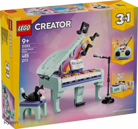 Klocki creator 31392 dekoracyjny fortepian z kotem LEGO