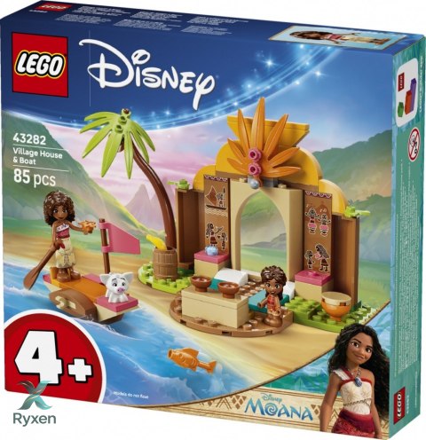 Klocki disney 43282 wiejska chatka i łódź LEGO