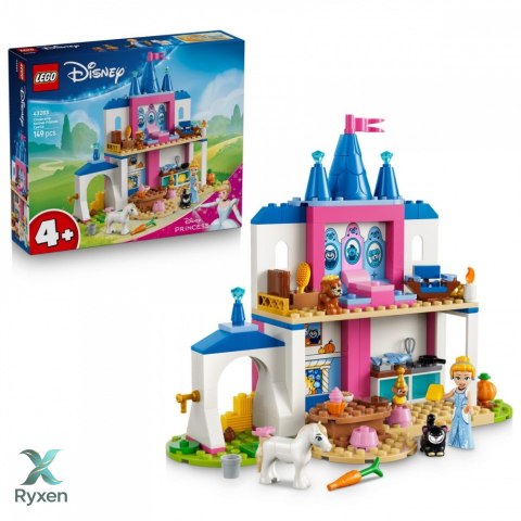 Klocki disney 43283 zamek kopciuszka i jej zwierzęcych przyjaciół LEGO