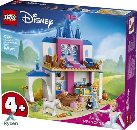 Klocki disney 43283 zamek kopciuszka i jej zwierzęcych przyjaciół LEGO