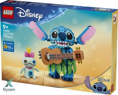 Klocki disney 43296 stitch i strupka LEGO