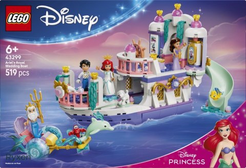 Klocki disney 43299 królewska łódź weselna arielki LEGO