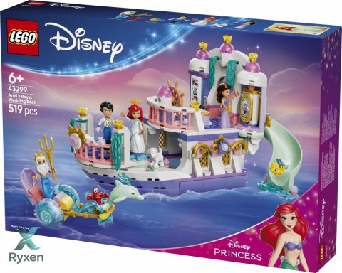 Klocki disney 43299 królewska łódź weselna arielki LEGO