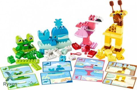 Klocki duplo 10472 gra w budowanie zwierzątek LEGO