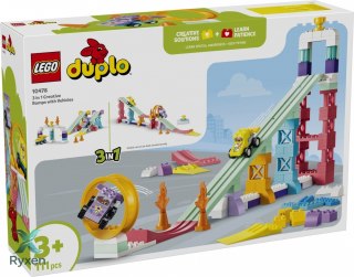 Klocki duplo 10478 kreatywne rampy 3 w 1 z pojazdami LEGO