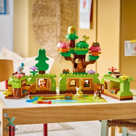 Klocki duplo 10480 las odkrywców z dzikimi zwierzętami LEGO