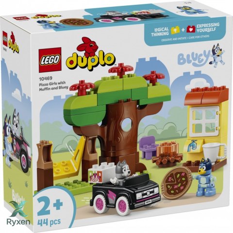 Klocki duplo bluey 10469 pizzerki z muffinką i blue LEGO