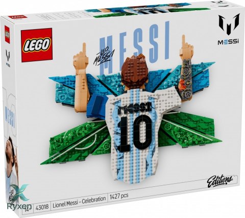 Klocki editions 43018 lionel messi - cieszynka LEGO