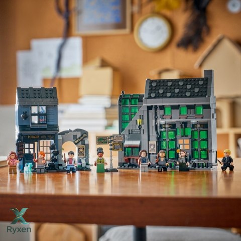 Klocki harry potter 76471 magiczne sklepy na ulicy Śmiertelnego nokturnu LEGO