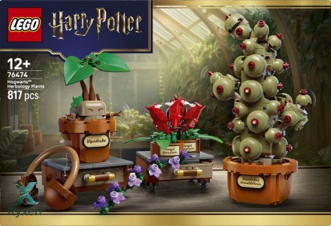 Klocki harry potter 76474 rośliny z lekcji zielarstwa w hogwarcie LEGO