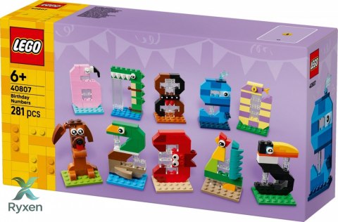 Klocki iconic 40807 urodzinowe cyferki LEGO
