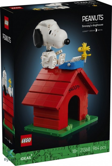 Klocki ideas 21368 fistaszki: buda snoopyego LEGO