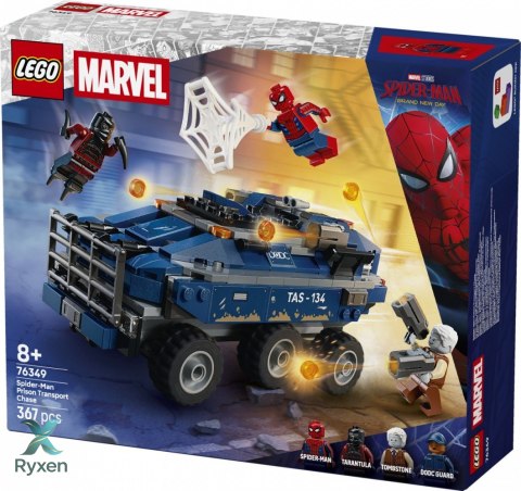 Klocki marvel super heroes 76349 pościg spider-mana za więźniarką LEGO