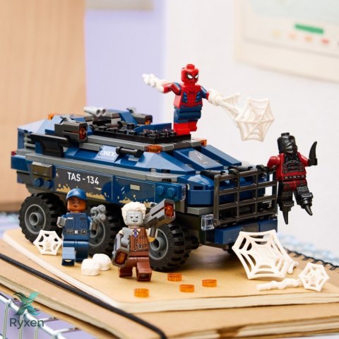 Klocki marvel super heroes 76349 pościg spider-mana za więźniarką LEGO
