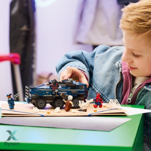 Klocki marvel super heroes 76349 pościg spider-mana za więźniarką LEGO