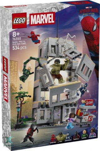 Klocki marvel super heroes 76350 epickie starcie: spider-man kontra hulk LEGO