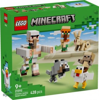Klocki minecraft 21592 atak kurzego jeźdźca na pustyni LEGO