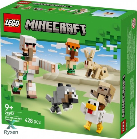 Klocki minecraft 21592 atak kurzego jeźdźca na pustyni LEGO