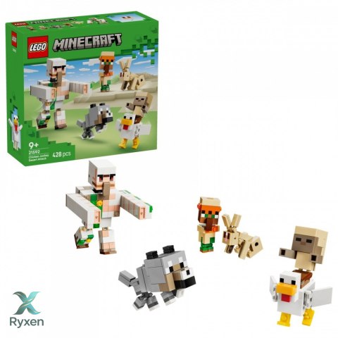 Klocki minecraft 21592 atak kurzego jeźdźca na pustyni LEGO
