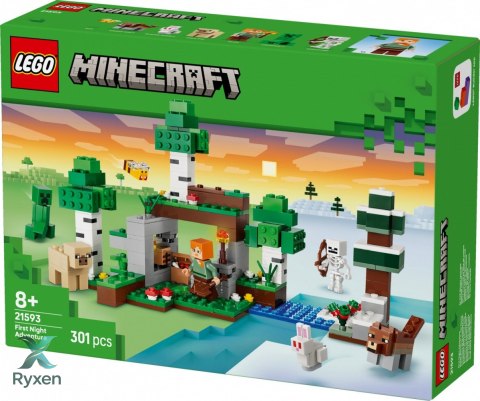 Klocki minecraft 21593 przetrwanie pierwszej nocy LEGO