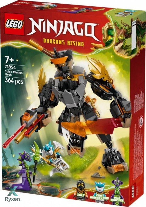 Klocki ninjago 71854 mech specjalny colea i zane w smoczej zbroi LEGO