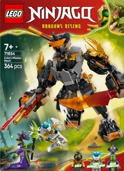 Klocki ninjago 71854 mech specjalny colea i zane w smoczej zbroi LEGO