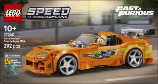 Klocki speed champions 77260 szybcy i wściekli toyota supra mk4 LEGO