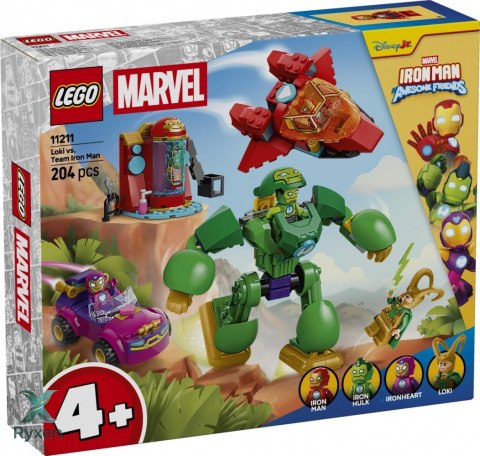 Klocki super heroes 11211 loki kontra drużyna iron mana LEGO