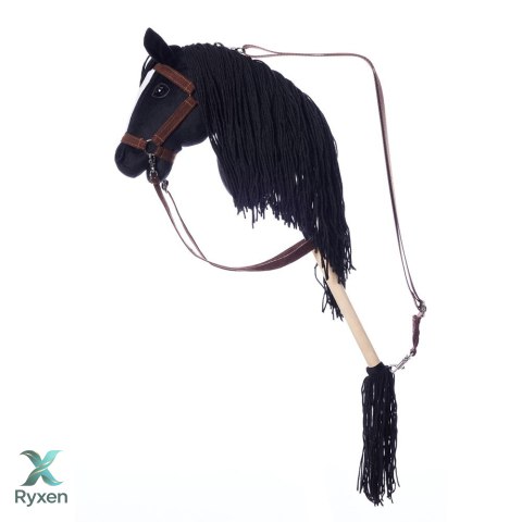 Koń na kiju hobby horse hoppihorse a3 czarny, maść kara TOOTINY