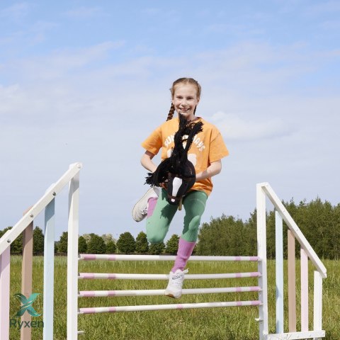 Koń na kiju hobby horse hoppihorse a3 czarny, maść kara TOOTINY