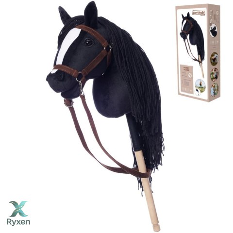 Koń na kiju hobby horse hoppihorse a3 czarny, maść kara TOOTINY