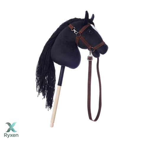 Koń na kiju hobby horse hoppihorse a3 czarny, maść kara TOOTINY