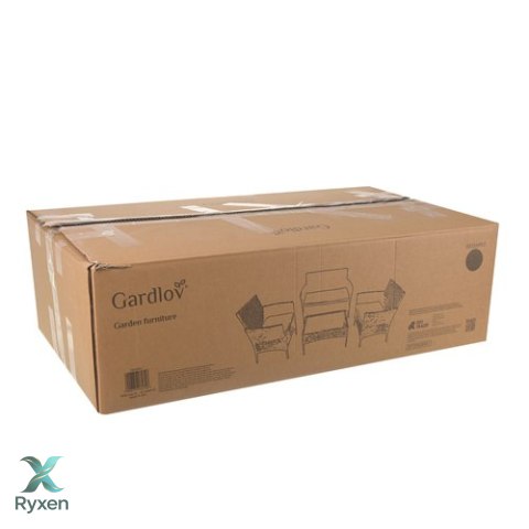 Meble ogrodowe rattanowe antracyt Gardlov 26907 GARDLOV