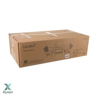 Meble ogrodowe rattanowe beżowe Gardlov 26909 GARDLOV