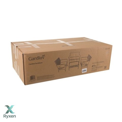 Meble ogrodowe rattanowe beżowe Gardlov 26909 GARDLOV