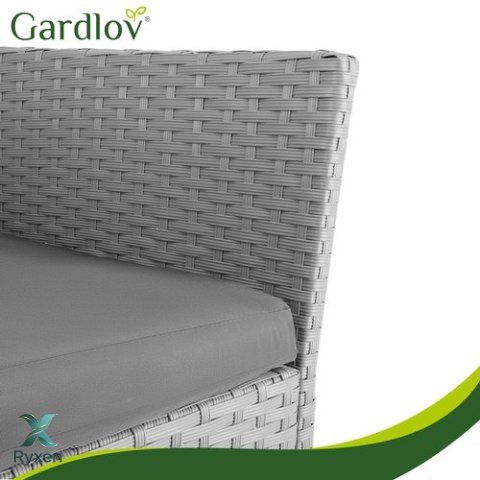Meble ogrodowe rattanowe szare Gardlov 26910 GARDLOV
